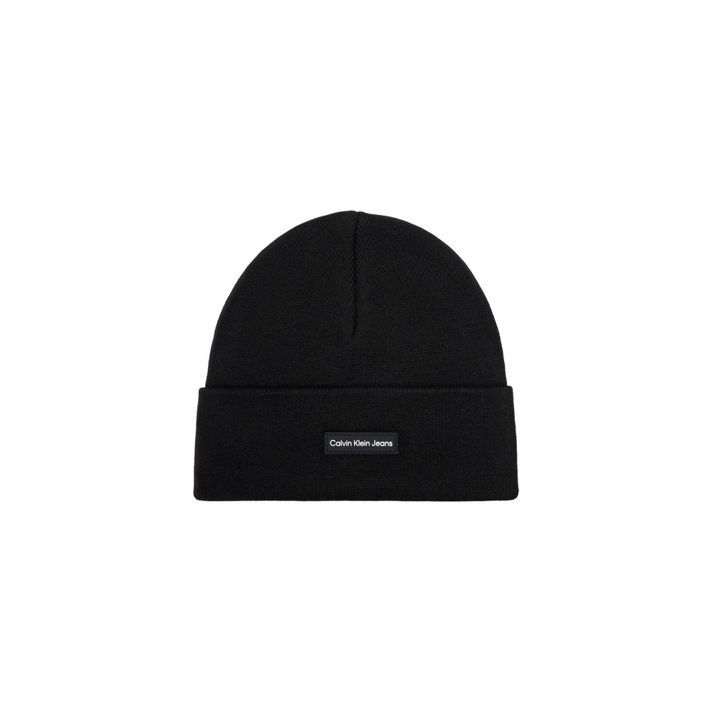 Casquette de baseball noire en polyester recyclé Calvin Klein Jeans