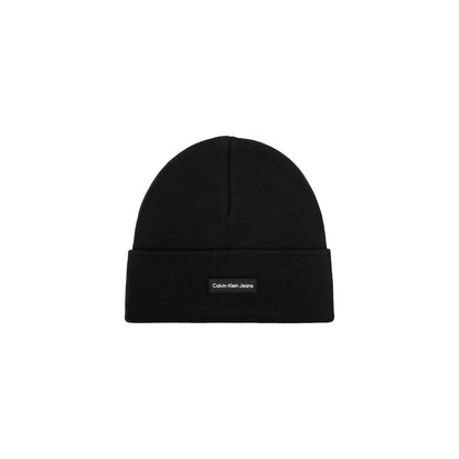 Casquette de baseball noire en polyester recyclé Calvin Klein Jeans