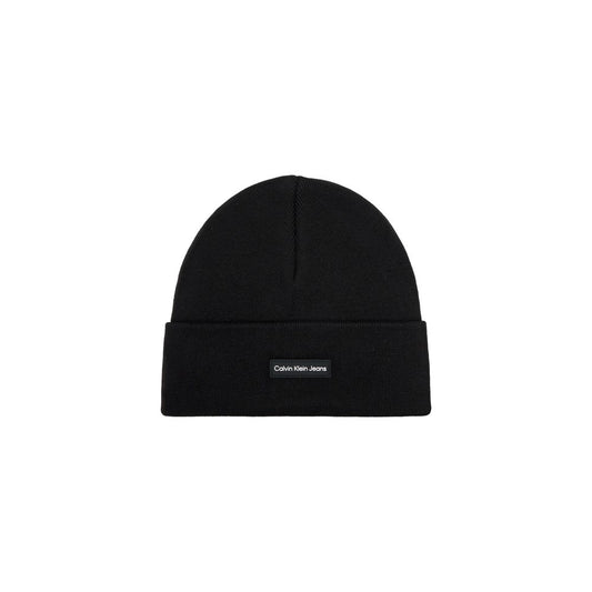 Casquette de baseball noire en polyester recyclé Calvin Klein Jeans