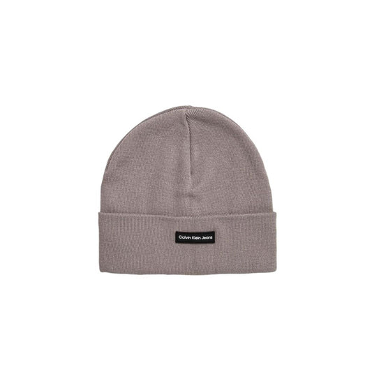 Casquette de baseball Calvin Klein Jeans grise en polyester recyclé