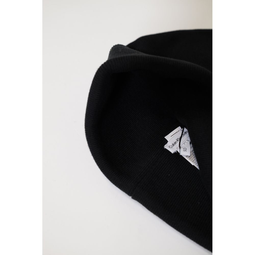 Casquette de baseball noire en polyester recyclé Calvin Klein Jeans
