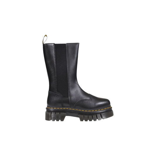 Bottes en cuir noir Dr. Martens