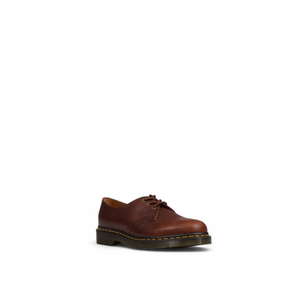 Dr. Martens en cuir marron décontracté