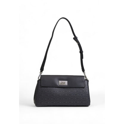 Sac à main Calvin Klein en polyester recyclé noir