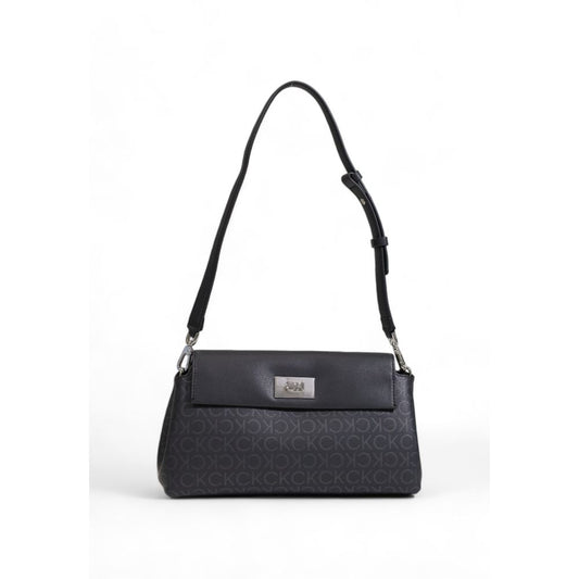 Sac à main Calvin Klein en polyester recyclé noir