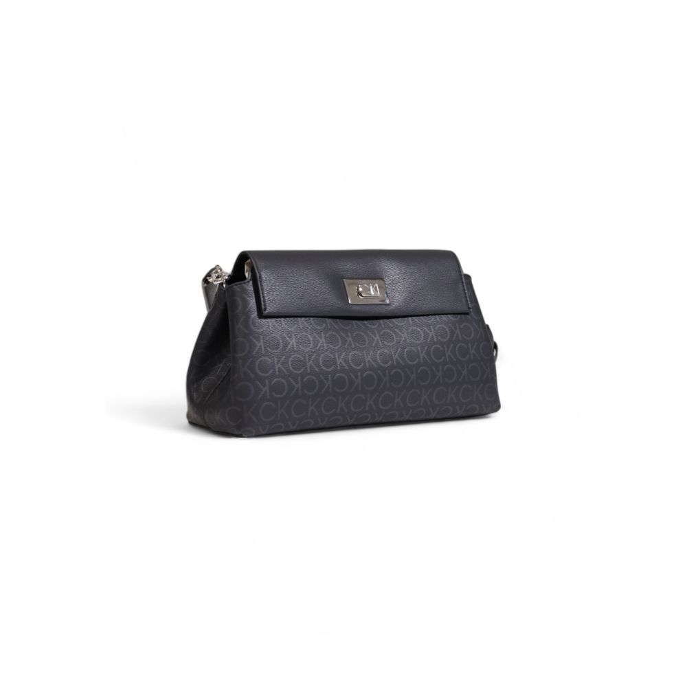 Sac à main Calvin Klein en polyester recyclé noir