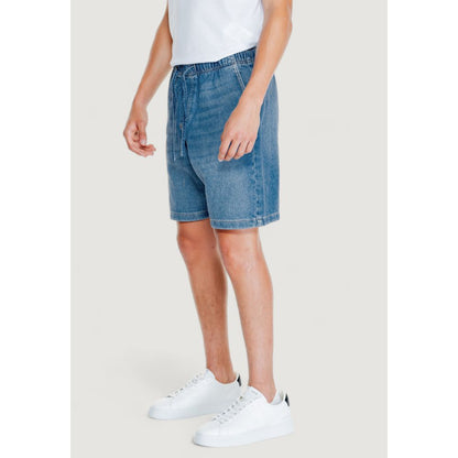 Short en coton bleu clair Jack Jones