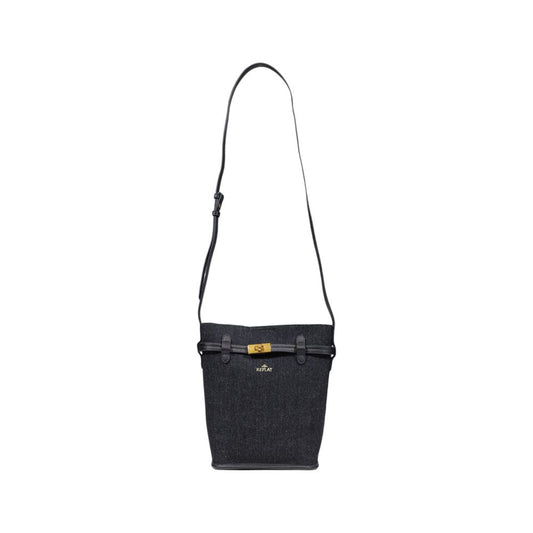Sac à main en coton noir Replay
