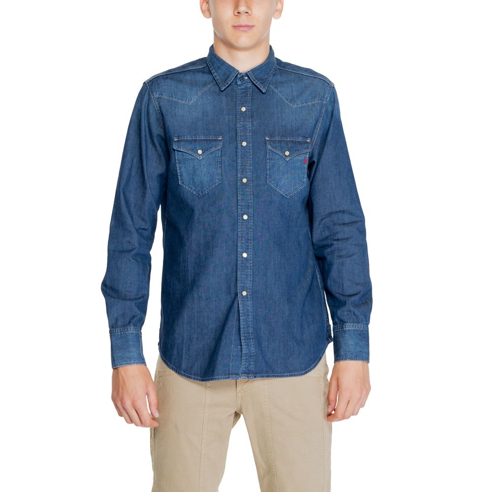Replay Blue Cotton Shirt by Replay