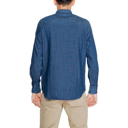 Replay Blue Cotton Shirt by Replay
