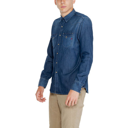 Replay Blue Cotton Shirt by Replay