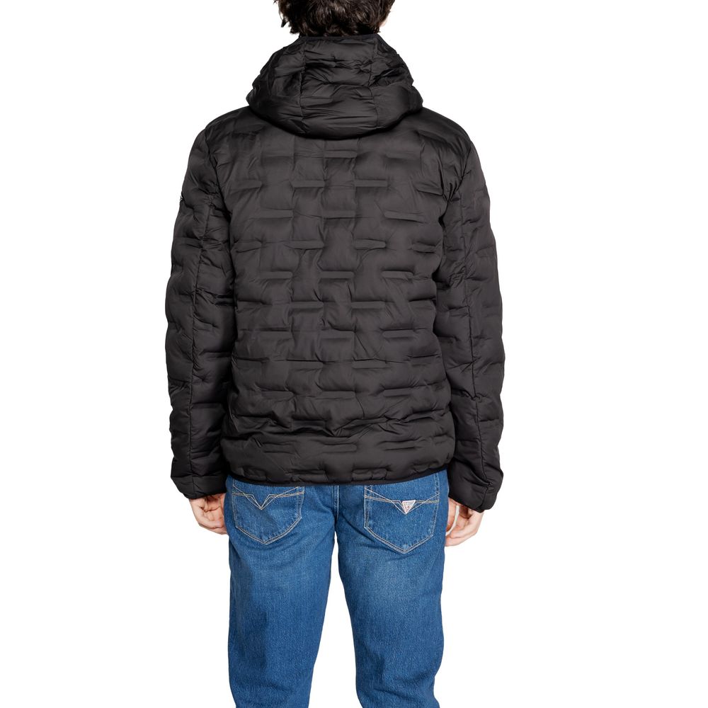Replay Black Polyester Jackets & Coat by Replay