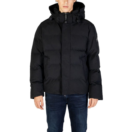 Replay Black Polyamide Jackets & Coat by Replay