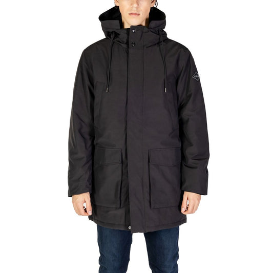 Replay Black Polyamide Parka by Replay