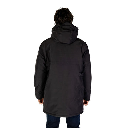 Replay Black Polyamide Parka by Replay