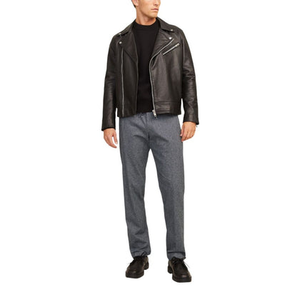 Jack Jones Gray Cotton Pant by Jack Jones