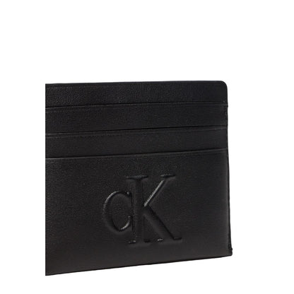 Porte-cartes en polyéthylène noir Calvin Klein Jeans