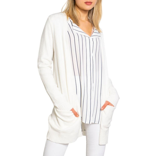 Cardigan en viscose blanc Vila Clothes
