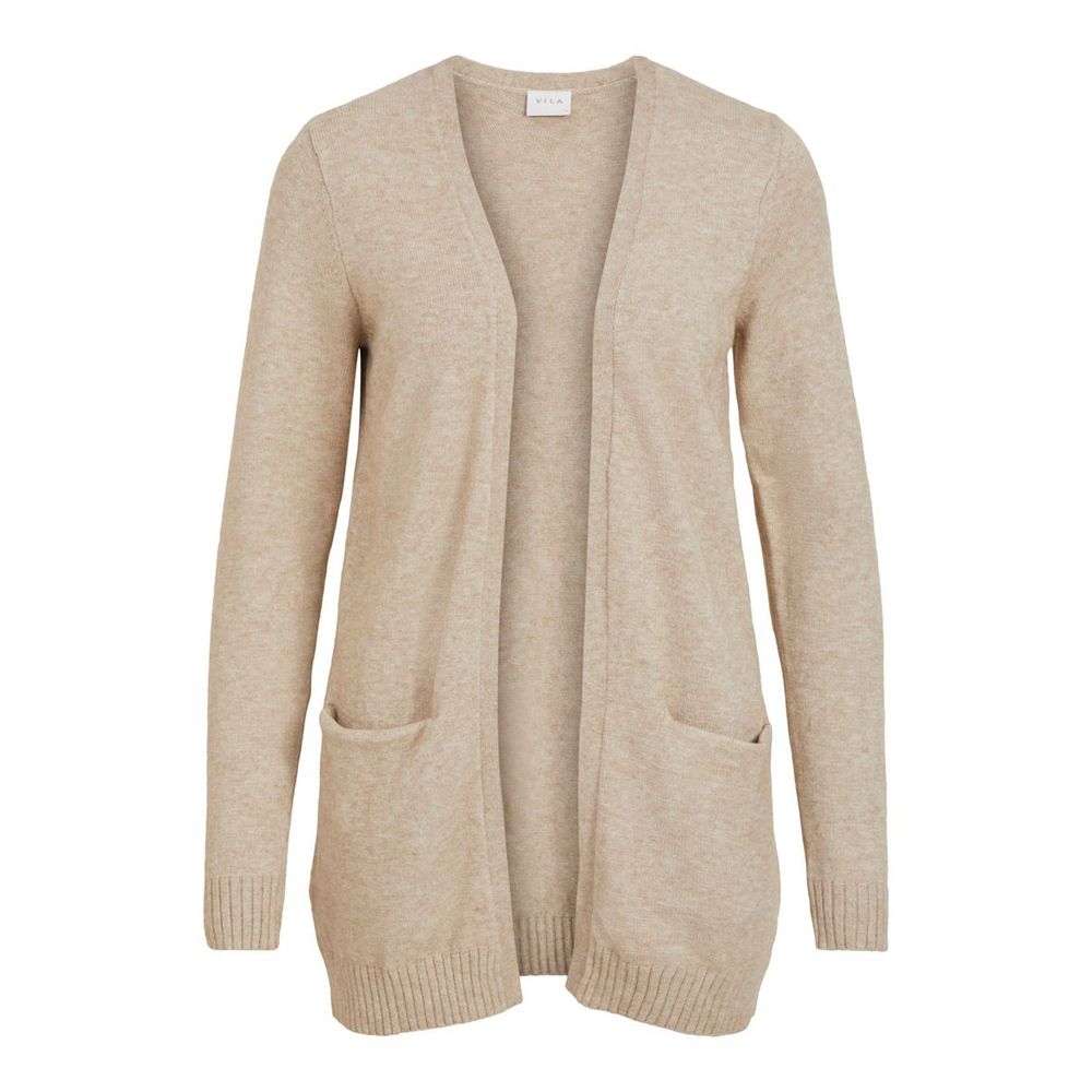 Cardigan en viscose beige Vila Clothes