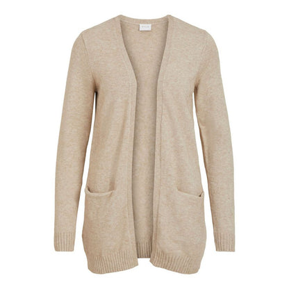 Cardigan en viscose beige Vila Clothes