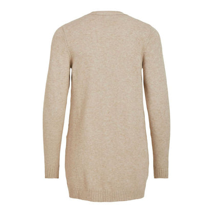 Cardigan en viscose beige Vila Clothes