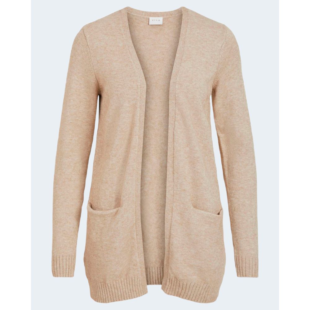 Cardigan en viscose beige Vila Clothes