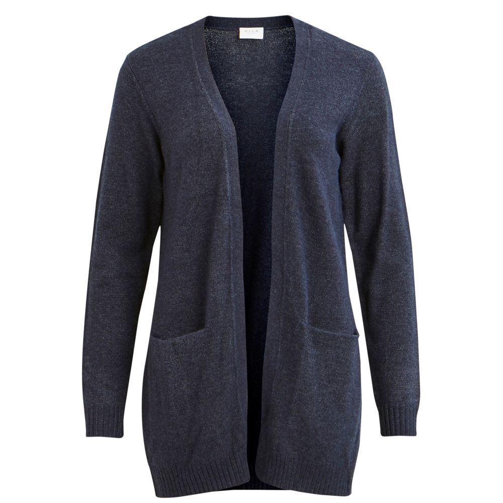 Cardigan en viscose bleu Vila Clothes