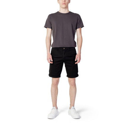 Short en coton noir Jack Jones