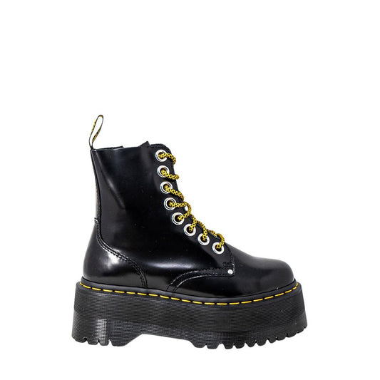 Bottes en cuir noir Dr. Martens
