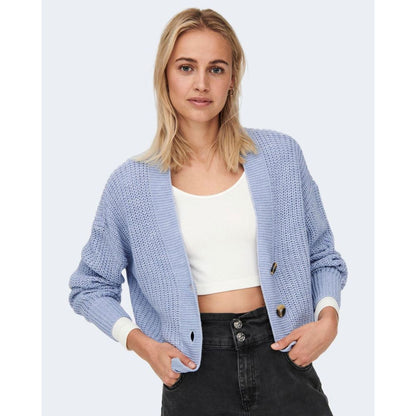 Cardigan marabout bleu Only