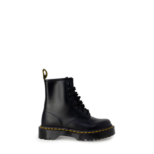 Bottes en cuir noir Dr. Martens