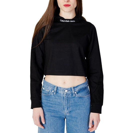Calvin Klein Jeans Black Viscose Long Sleeve by Calvin Klein Jeans