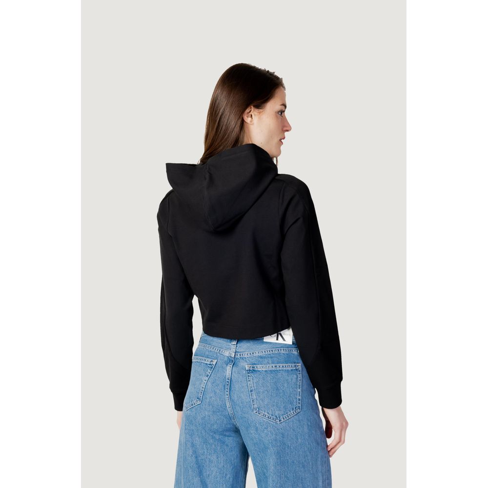Calvin Klein Jeans Black Viscose Long Sleeve by Calvin Klein Jeans