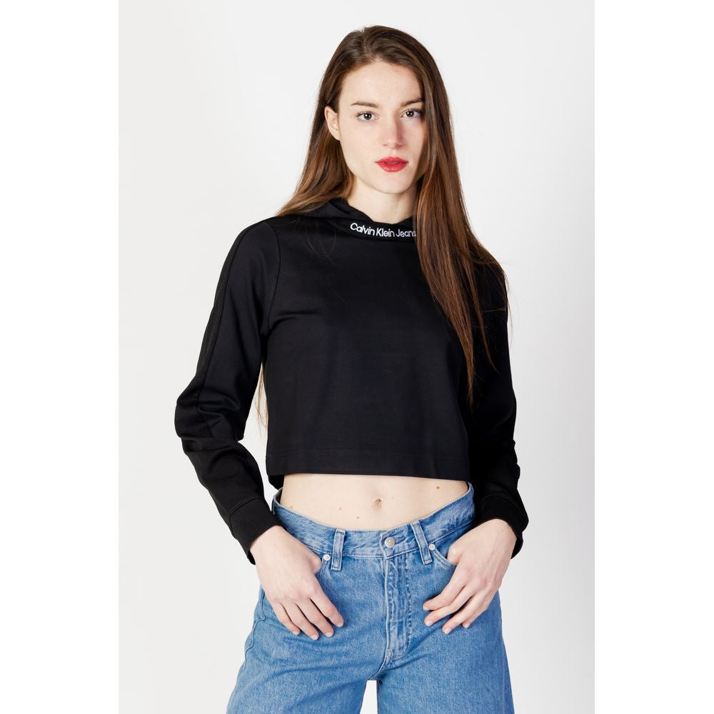 Calvin Klein Jeans Black Viscose Long Sleeve by Calvin Klein Jeans