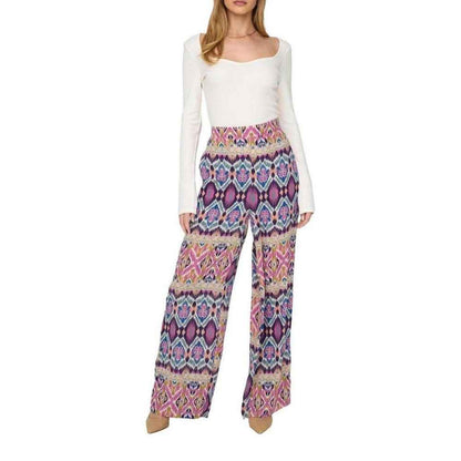 Only Multicolor Recycled Polyester Pant by Only