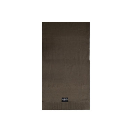 Écharpe en coton marron Calvin Klein Jeans