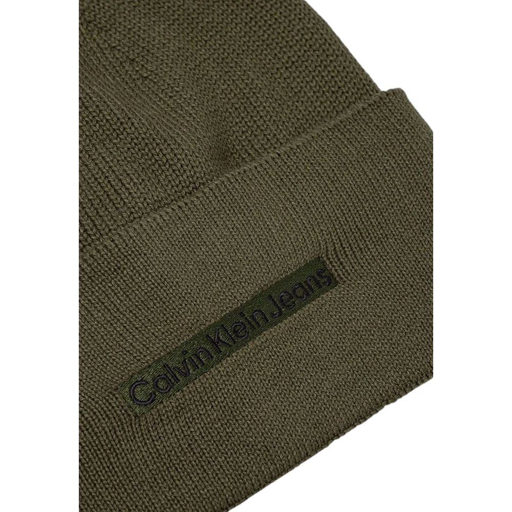 Casquette et chapeau en coton vert Calvin Klein Jeans