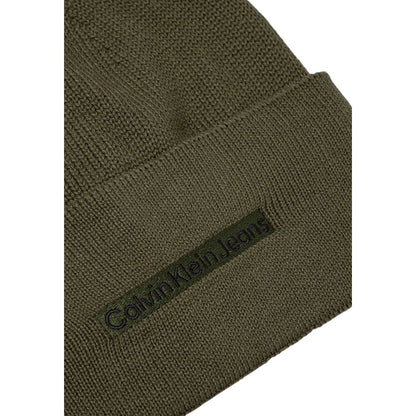 Casquette et chapeau en coton vert Calvin Klein Jeans