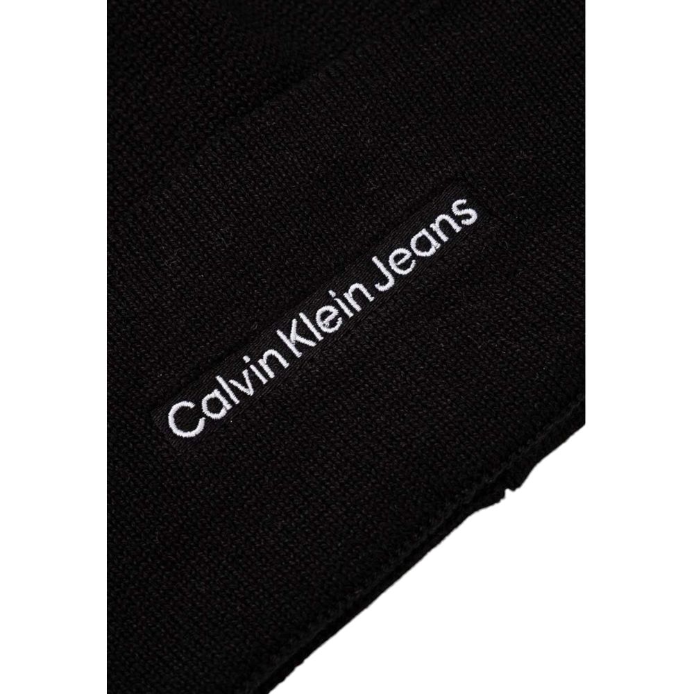 Casquette et chapeau en coton noir Calvin Klein Jeans