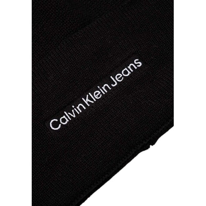 Casquette et chapeau en coton noir Calvin Klein Jeans