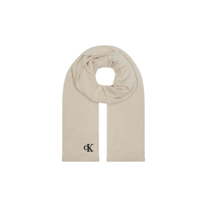 Écharpe en coton beige Calvin Klein