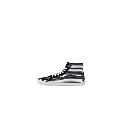 Vans Black And White Leather Sneaker by Vans