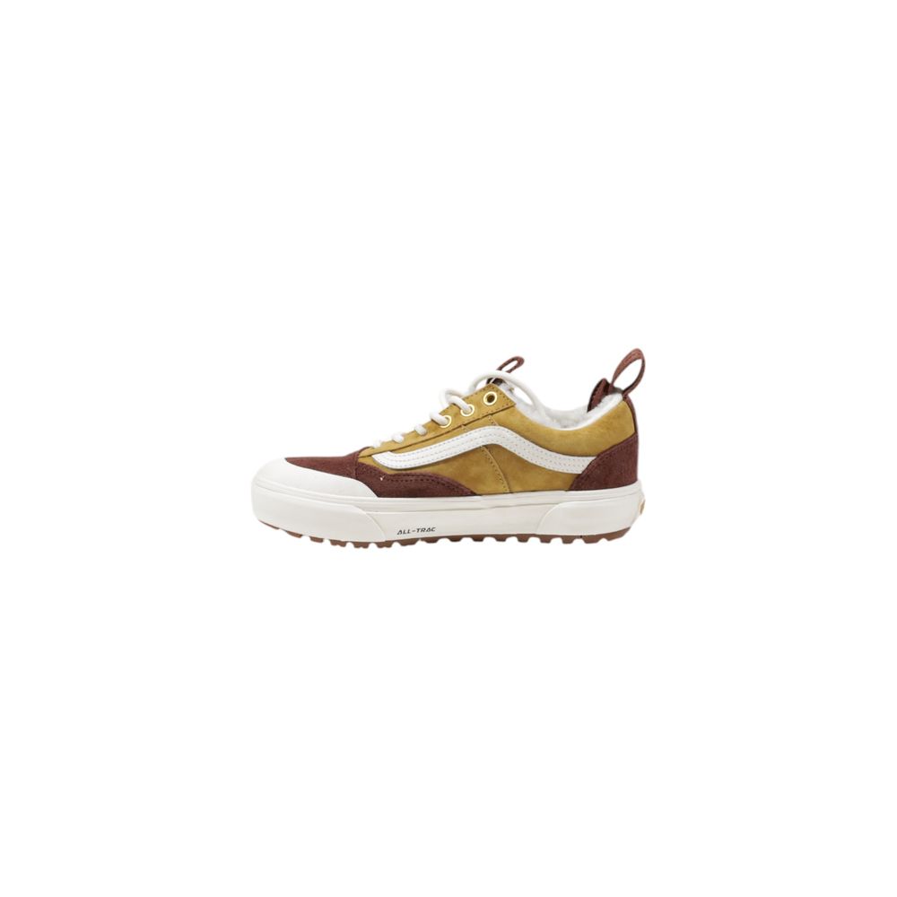 Vans Beige Leather Sneaker by Vans