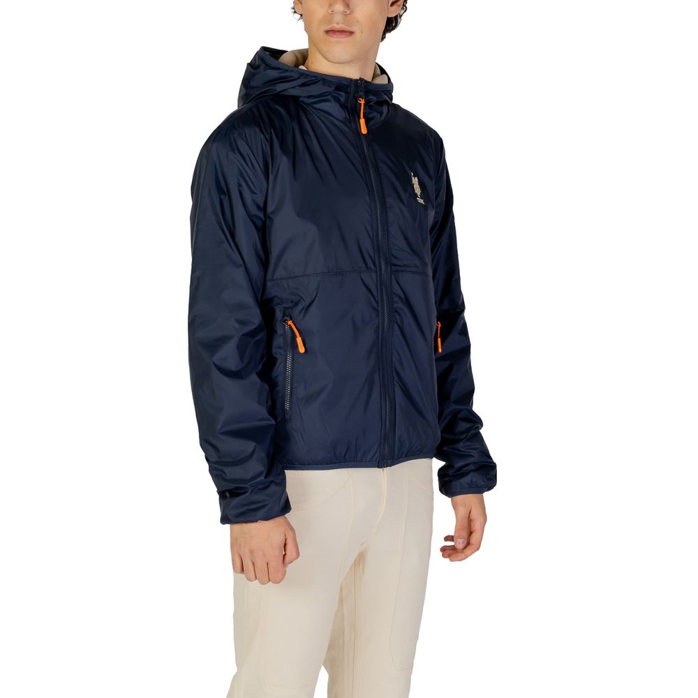 U.S. POLO ASSN. Blue Polyamide Jackets & Coat by U.S. POLO ASSN.