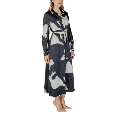 Only Black Recycled Polyester Long