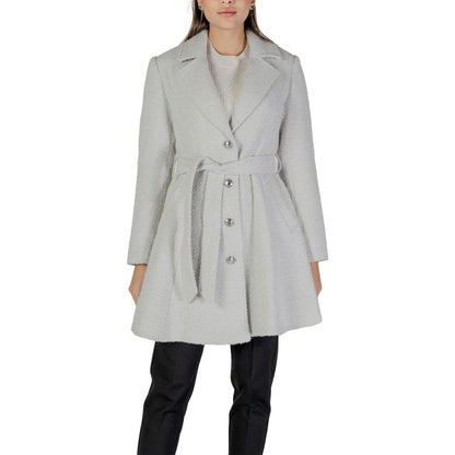Vestes et manteaux en polyester gris Guess