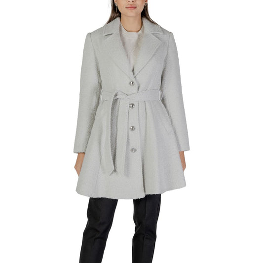 Vestes et manteaux en polyester gris Guess