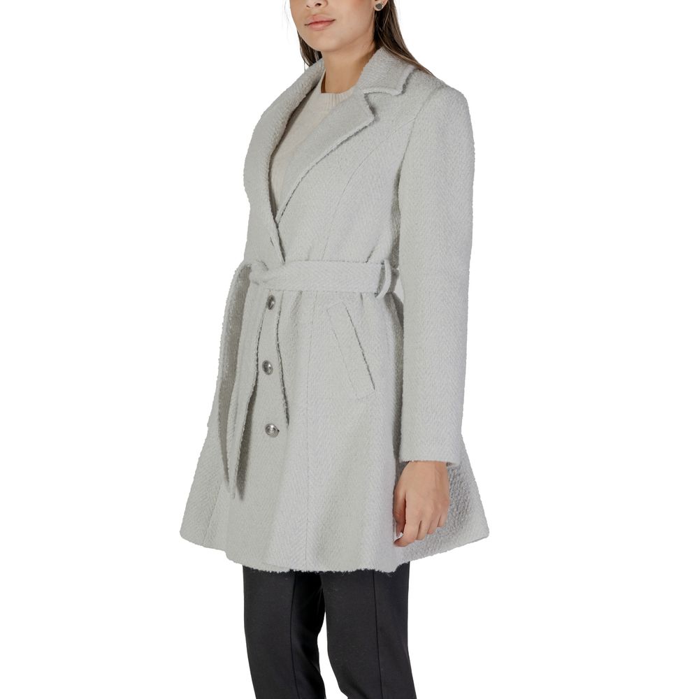 Vestes et manteaux en polyester gris Guess
