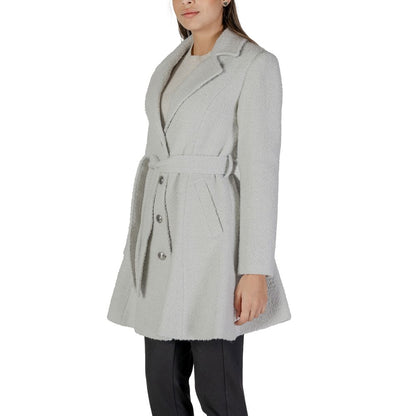 Vestes et manteaux en polyester gris Guess