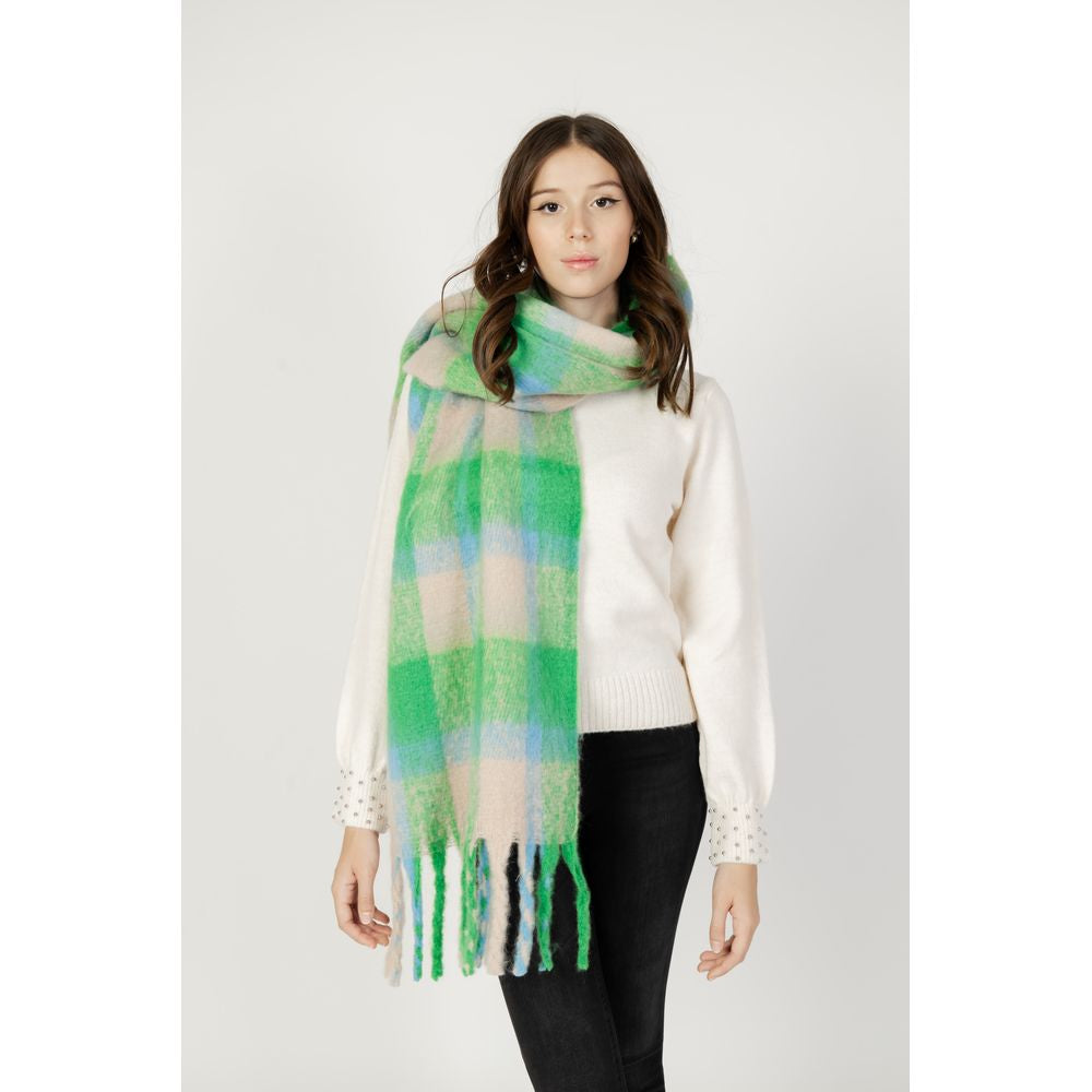 Only Green Polyester Scarf by Only